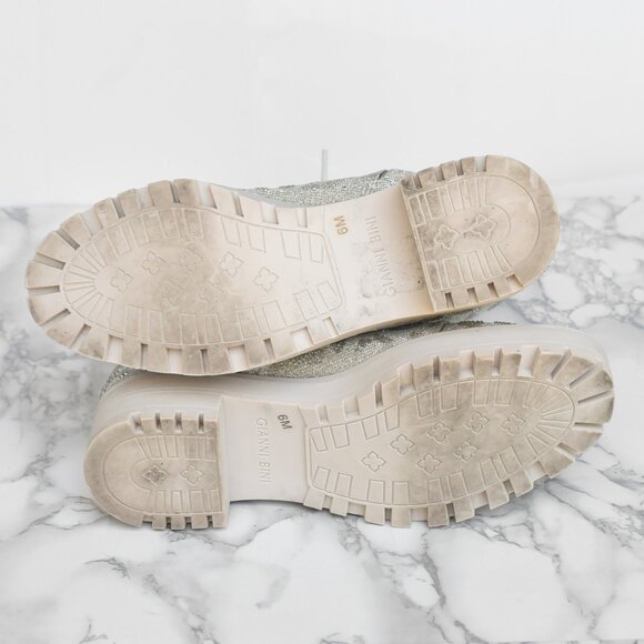 Gianni Bini Balynne Glitzy Leopard Sparkle Textile Boot Size 6 - Picture 5 of 7